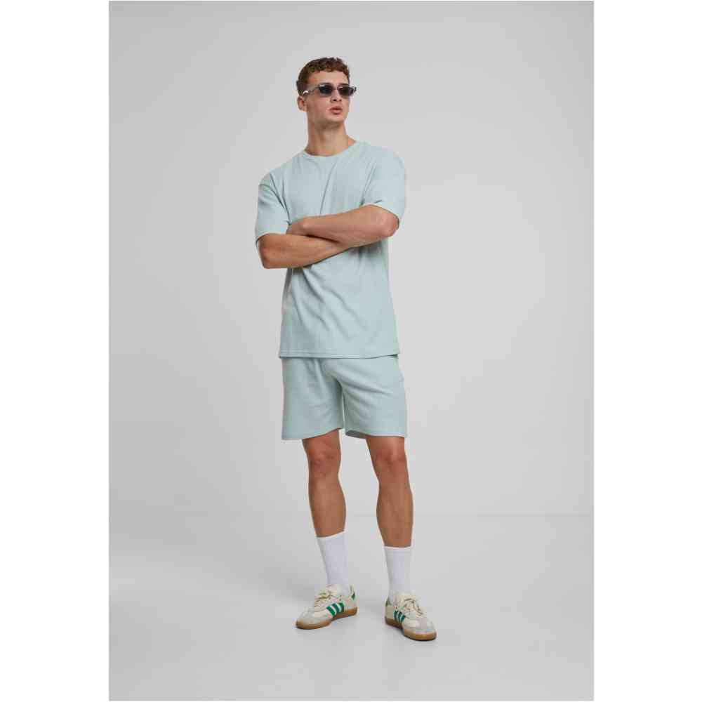 Urban Classics - Waffle Heren T-shirt - Mintgroen